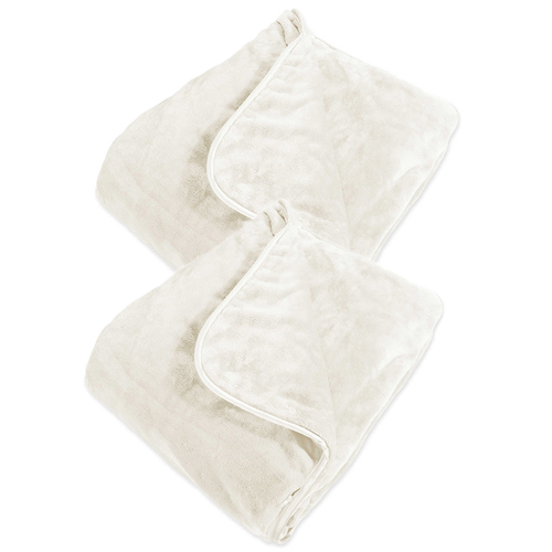 Brookstone Nap Weighted Blanket in Ivory (2 Pack) - 12lbs.