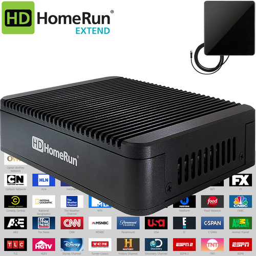 SiliconDust HDHomeRun EXTEND ATSC w/ FREE Broadcast HDTV 2-Tuner + Indoor Antenna
