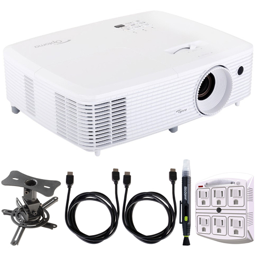 Optoma HD29Darbee DLP Home Theare Projector w/ DarbeeVision + Projector Mount Bundle