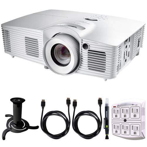 Optoma Ultra Home Cinema Projector w/ DarbeeVision Technology + Accessories Bundle