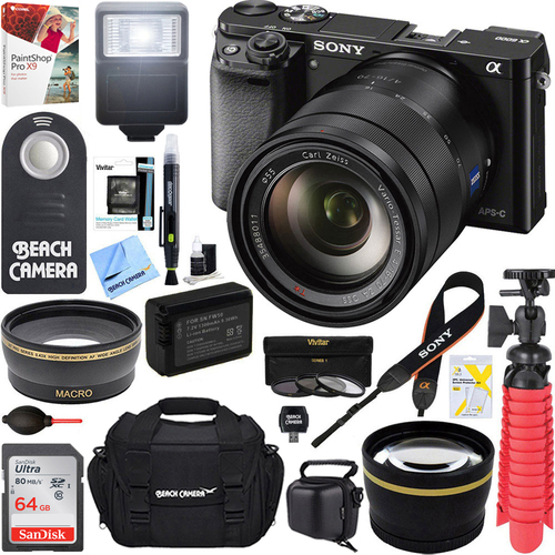 Sony Alpha a6000 Interchangeable Camera Body+16-70mm Mid-Range Zoom Lens Bundle