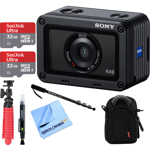 Sony RX0 1.0-type Sensor Ultra-Compact Camera w/ Waterproof + Shockproof Design Kit