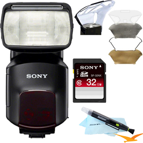 Sony HVLF60M External Flash/Video Light Essentials Bundle