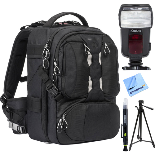 Tamrac ANVIL Slim 11 DSLR Camera & Laptop Backpack w/ Flash Bundle For Nikon