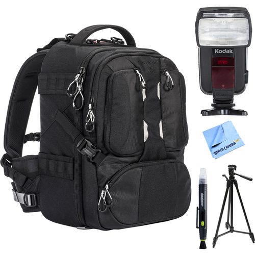 Tamrac ANVIL 17 Photo DSLR Camera and Laptop Backpack w/ Flash Bundle For Nikon