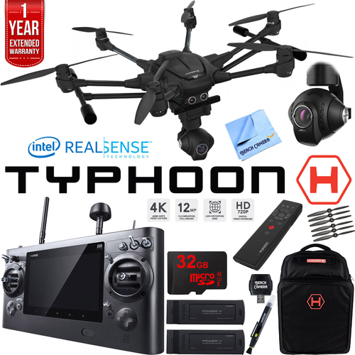 Yuneec TYPHOON H RTF Drone w/ Intel RealSense Tech Ultimate Bundle