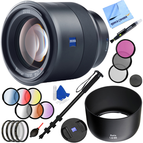 Zeiss Batis 85mm f/1.8 Lens for Sony E Mount + 52mm Filter Sets Kit