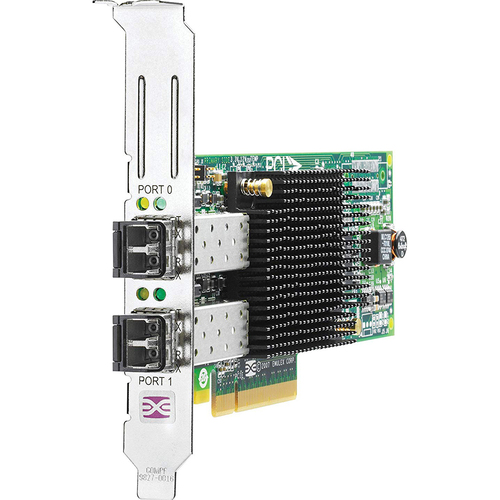 HPE - BUSINESS CLASS STORAGE 8GB Dual Port PCI E FC Host Bus Adapter - AJ763B