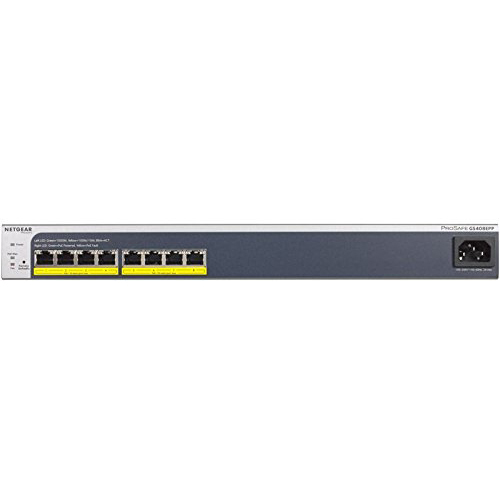 Netgear 8 - port Gigabit Ethernet PoE+ Web Managed - GS408EPP-100NES
