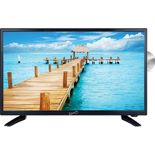 Supersonic 24` Class LED Widescreen HD TV with DVD Player - SC-2412