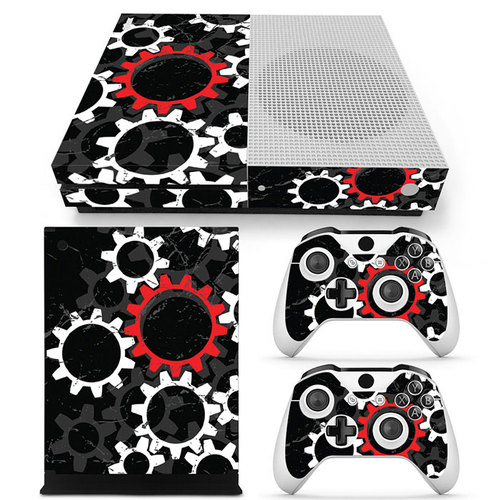 Vinyl Skin Sticker Cover Decal for Microsoft Xbox One S Console and Controllers 