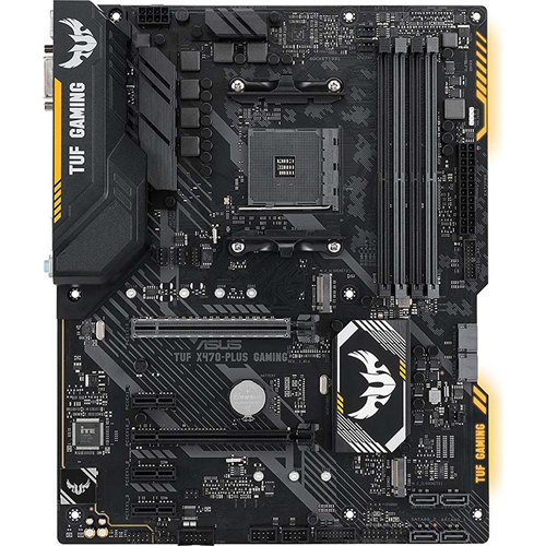 ASUS TUF X470-Plus Gaming AMD Ryzen HDMI DVI M.2 ATX Motherboard - 90MB0XL0-M0AAY0