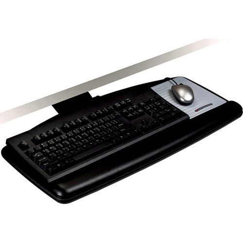 3M Knob Adjust Keyboard Tray with Standard Keyboard and Mouse Platform - AKT60LE