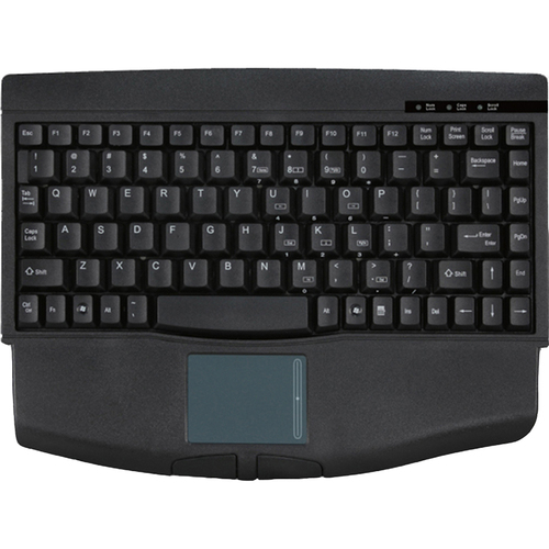 ADESSO Mini Touchpad USB Keyboard for Windows with Wrist Rest - ACK-540UB