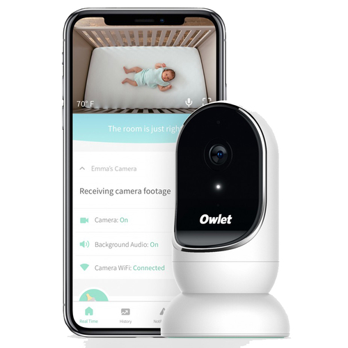 Owlet WiFi Video Baby Monitor Cam - Know When Your Baby Needs You