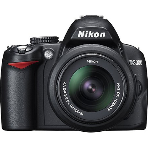 Nikon D3000 DX-format Digital SLR Kit w/ 18-55mm DX VR Zoom Lens (OPEN BOX)