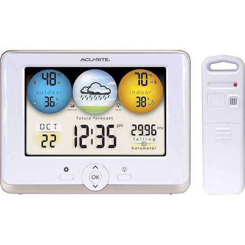 AcuRite Digital Weather Station Temperature and Humidity with Forecast - 01123M