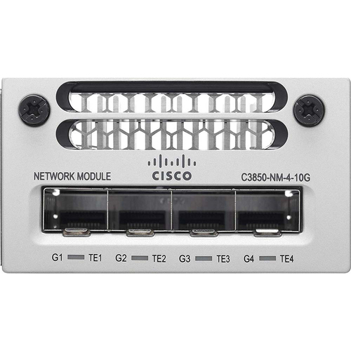 Cisco Linksys 4 x 1GE/4 x 10GE Network Module Spare - C3850-NM-4-10G=