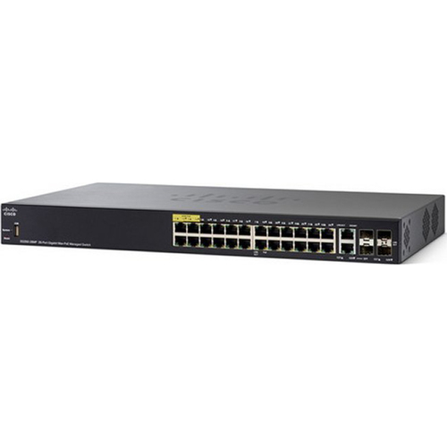 Cisco Linksys 28 Port Gigabit PoE Managed Switch - SG350-28P-K9-NA