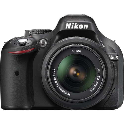 Nikon D5200 24.1MP DSLR Camera with 18-55mm VR Lens Kit - Factory Refurbished