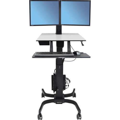 Ergotron WorkFit C Dual Sit Stand Workstation - 24-214-085