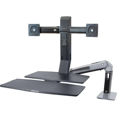 Ergotron WorkFit A Dual Workstation with Worksurface - 24-316-026