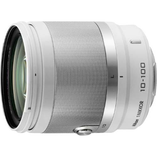 Nikon 1 NIKKOR 10-100mm f/4.0-5.6 VR Lens - White - Open Box