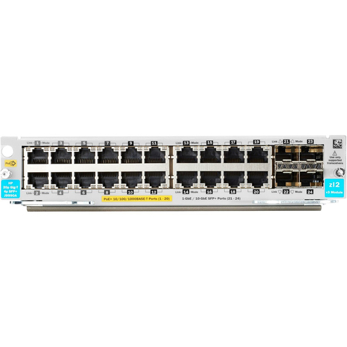 Hewlett Packard Aruba 5400R 20 Port 10/100/1000BASE T PoE+ & 4 Port SFP - J9990A
