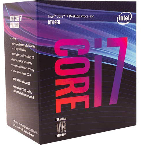 Intel Core i7 8700 Desktop Processor 6 Cores up to 4.6 GHz - BX80684I78700