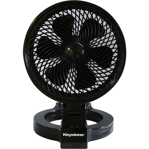 Keystone Convertible Fan 7` in Black - KSTFD070CAG
