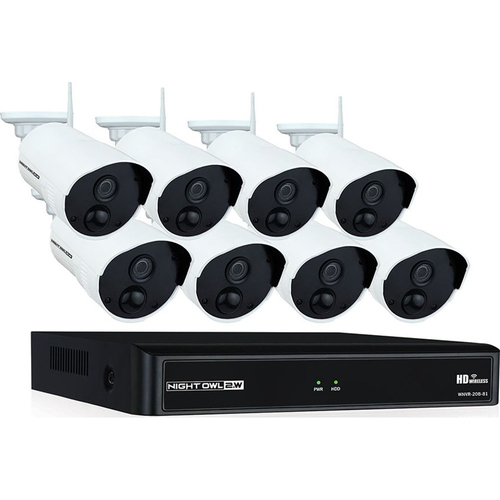 NIGHT OWL 8 Channel 1080p Wireless Smart Security Hub - WNVR201-88P-B