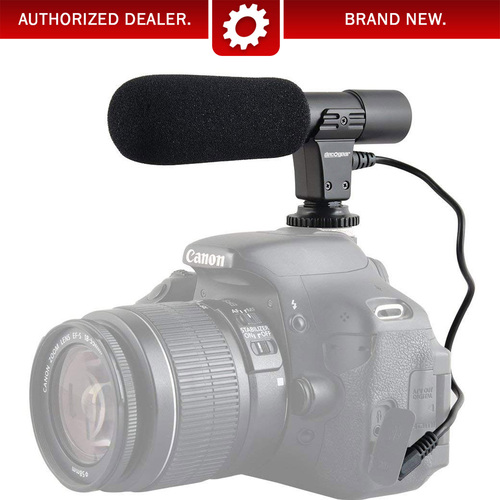 charm Caution rival Deco Gear Universal Mini Condenser Shotgun Microphone for Digital Cameras  and Camcorders | BuyDig.com