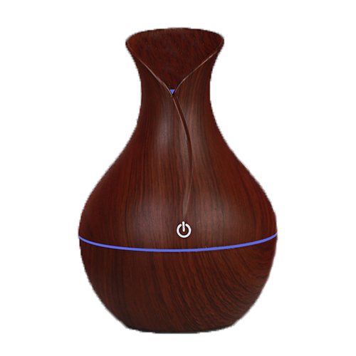 Ultrasonic Intelligent Aroma Humidifier Large Dark Wood