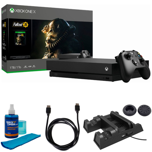 Microsoft Xbox One X 1 TB Fallout 76 (CYV-00146) + Accessories Bundle