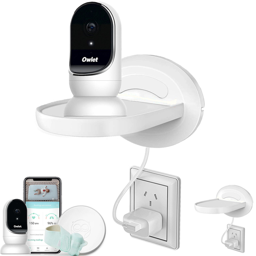 Owlet Smart Sock 2 + Complete Baby Monitor System with Deco Gear Wall Mount Shelf Kit