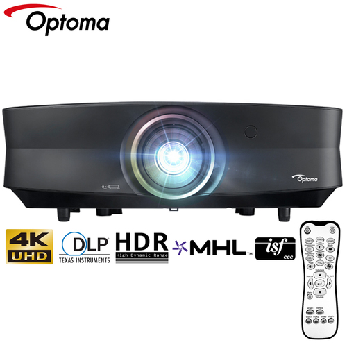 Optoma UHZ65 Native 4K UHD 3000 Lumen Home Cinema Laser Projector Certified Refurbished