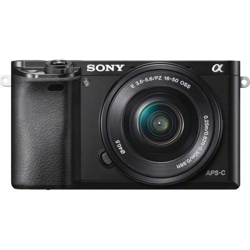 Sony Alpha a6000 24.3MP Mirrorless Camera with 16-50mm Retractable Lens