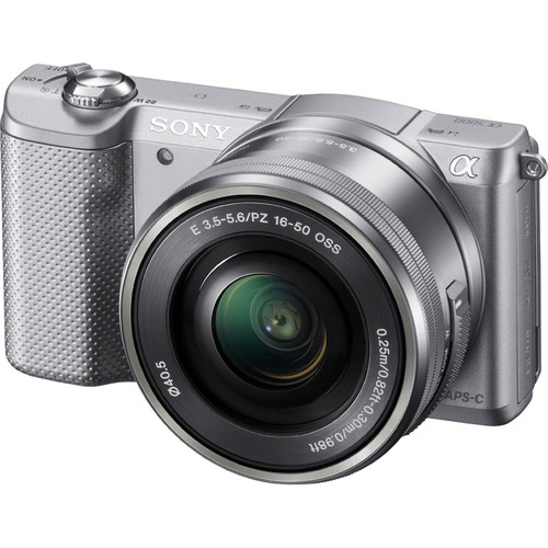Sony Alpha a5000 Mirrorless 20.1MP Digital Camera with 16-50mm Lens (Silver)