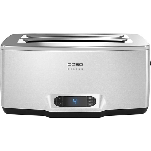 Caso Inox 4 Electronic 4 Slice Toaster 6 Browning Levels
