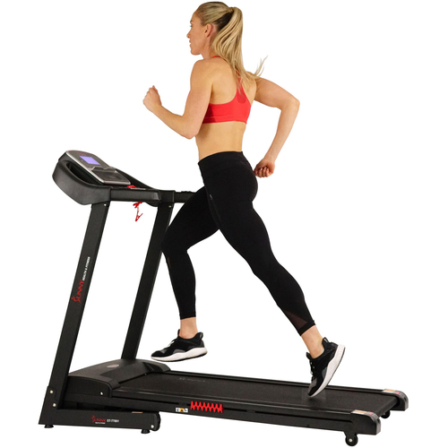 Sunny Health and Fitness Electric Treadmill with Auto Incline and USB Port SF-T7861