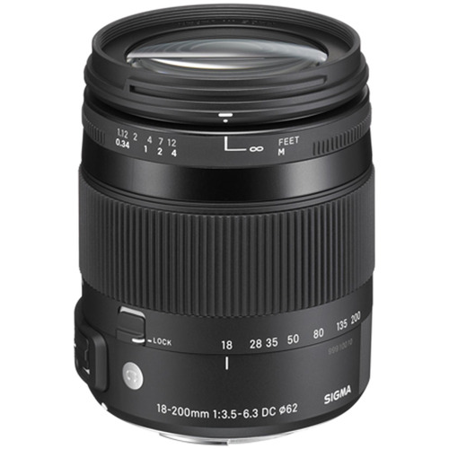 Sigma 18-200mm F3.5-6.3 DC Macro OS HSM Lens for Canon EOS