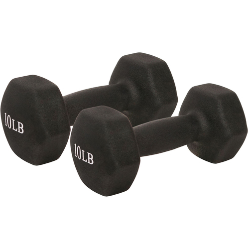 Sunny Health and Fitness Neoprene Dumbbells - 10 lb (Pair) NO. 021-10-PAIR