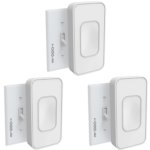 Switchmate Voice-Activated Wire-Free Smart Toggle, No Hub Required REFURBISHED (3 PACK)