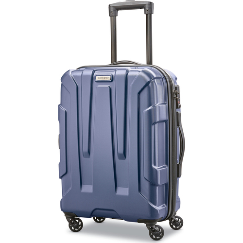 Samsonite Centric Hardside 20` Expandable Carry-On Spinner Wheel Luggage, Navy Blue