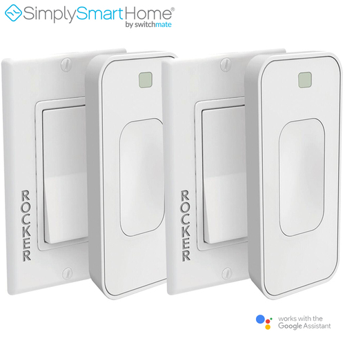 SimplySmartHome by Switchmate 2-Pack Motion Activated Instant Smart Light Switch Rocker - Refurbished