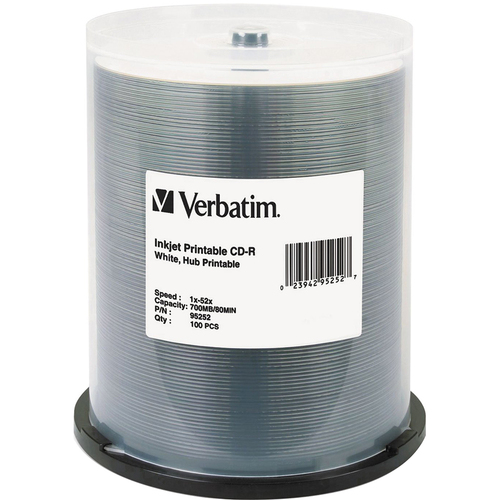 Verbatim CD-R 80MIN 700MB 52X White Ink