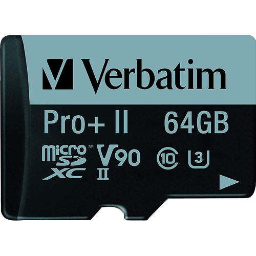 Verbatim 64GB Pro II Plus 1900X microSD