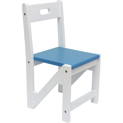 Lipper Kid ZigZag Chairs 2pk Blue