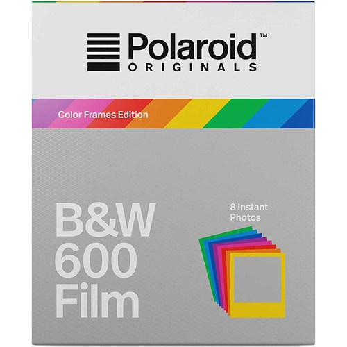Polaroid Originals B&W Film for 600 - 8 Hard Color Frames (4673)