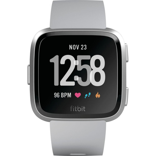 Versa Smartwatch, Small & Large Bands Included, Gray/Silver